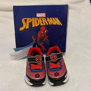 Marvel Spider-Man Kids Sneakers - Red, Blue & Black. Brand New